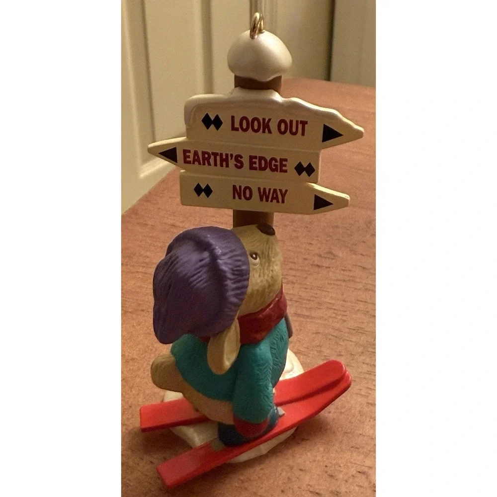 Hallmark Keepsake Ornament Thrill‎ a Minute Rabbit 1994 Bunny